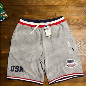 Polo by Ralph Lauren “The USA” Gray Athletic Short